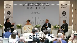 Prince Harry, Meghan Markle join mental health panel in New York City