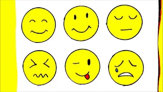 How to Draw 6 Easy Emoticons Drawing Smiley 表情 Как нарисовать Смайлик Emoticonos الرموز الانفعالية