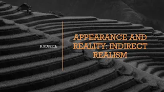 The Distinction between Appearance and Reality