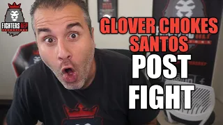 Glover Teixeira CHOKES Thiago Santos Unconsious! Haney Looks Post Fight Show