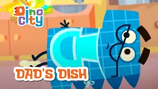 Dad's dish - DinoCity | Cartoon for Kids