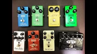 Review - MXR Pedals - 8 Drives & Distortion Boxes