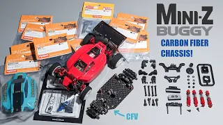 Custom Mini-Z Buggy using buggy parts, carbon fiber chassis, and standard electronics [Part 1/2]