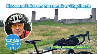 Gravel Kross Esker 6.0 na zamku... próby nowego siodełka Selle Italia SP-01 - vlog rowerowy #21