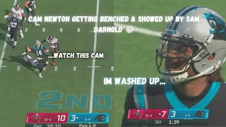 Cam Newton Sucks Gets Benched and Sam Darnold Does this