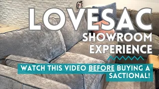 2024 LOVESAC SACTIONAL INFO | LOVESOFT FILL, DEEP SEATS, COLOR SWATCHES & MORE