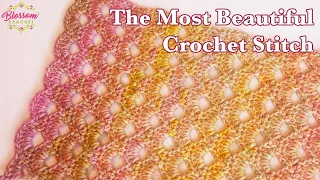 Crochet Arcade Stitch - Most Beautiful Stitch For Blankets/ Scarves!