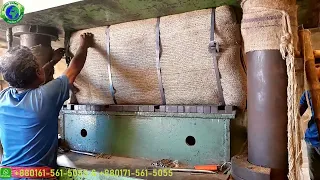 Jute Hessian Bag Bale Making Process in Jute Mill from Bangladesh  #jutehessianbag
