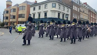 Changing the Guard Windsor - 6.4.2024 Band of the Irish Guards