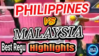 Sepak Takraw-(Sea Games 2019)Philippines vs Malaysia (Highlights HD) Best Regu Event