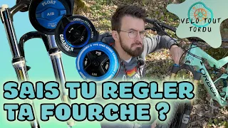 Fonctionnement et réglage fourche VTT (SAG / Rebond / Compression)