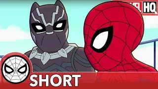 We Need Spidey & Black Panther Right MEOW! | Marvel Super Hero Adventures "Family Friendly" | SHORT