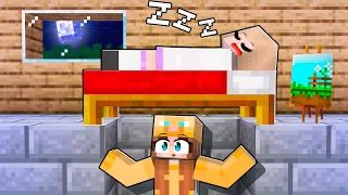 Pasé 24 Horas en la Casa de Lyna y No Tenía Idea en Minecraft!