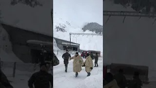 Failed avalanche blasting - WEF2019