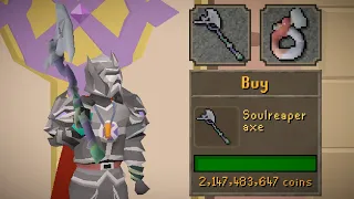 Runescape's New Best Melee Weapon (Soulreaper Axe)