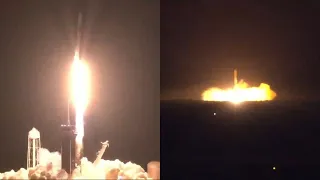 SpaceX CRS-29 launch and Falcon 9 first stage landing