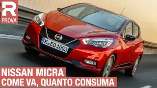 Nissan Micra  | Come va e quanto CONSUMA DAVVERO con motore 1.000cc e cambio CVT
