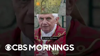 Retired Pope Benedict XVI’s health is “worsening,” the Vatican says  #shorts