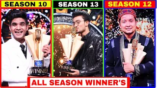 All Season Winners Of Indian Idol Season 1 To Season 13  | Indian Idol 2023 Winner | Rishi Singh