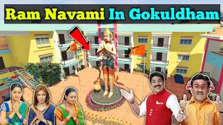Shinchan And Franklin Celebrating Ram Navami  In Gokuldham Society  || Tarak Mehta Ka ulta Chasma