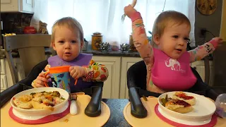 Twins try sweet gherkin pickle