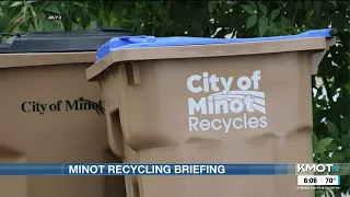 Here’s how it’s going: a week into Minot’s recycling program