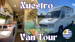 ¿Que hay dentro de nuestro MOTORHOME? Van tour. IVECO DAILY 3510