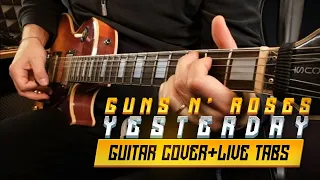 YESTERDAYS | GUNS N' ROSES | Guitar cover with SOLO + live tabs