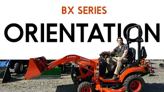 New Equipment Orientation: BX Series