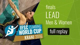 IFSC Climbing World Cup Kranj 2016 - Lead - Finals - Men/Women
