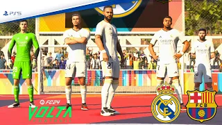 EA FC 24 VOLTA - MESSI , RONALDO , NEYMAR , MBAPPE - Real Madrid Vs Barcelona - PS5™ [4K60]