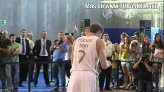 La otra cara de la presentación de Rudy Fernández, Carroll y Pocius con el Real Madrid