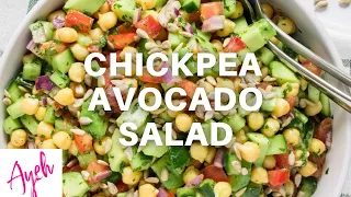 Chickpea Avocado Salad - Cooking With Ayeh