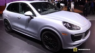 2016 Porsche Cayenne GTS - Exterior and Interior Walkaround - 2016 Detroit Auto Show