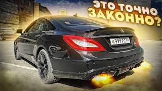 ЧТО Я НАТВОРИЛ?! ГРОМКИЙ ВЫХЛОП НА БАНАН AMG!