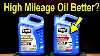 Is “High Mileage” Motor Oil Safe? Let’s find out! Mobil 1 vs Mobil 1 High Mileage; SuperTech vs STHM