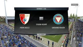 FIFA 16 | Pogoń Siedlce - Garbarnia Kraków | eWinner 2 liga (2022/2023)