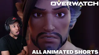 Overwatch All Animated Shorts Reaction PART 1