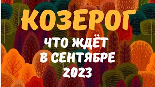 КОЗЕРОГ♑️ - СЕНТЯБРЬ🍁🍇💌2023  [Таро прогноз].