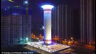 China builds 'world's largest air purifier' at 328 feet