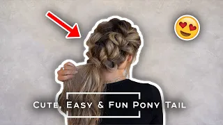 How To Do a Cute, Easy "Fishtail" Ponytail! | Hair By Chrissy