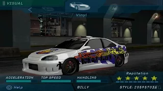 Need for Speed Underground - Honda Civic PS2 Gameplay HD