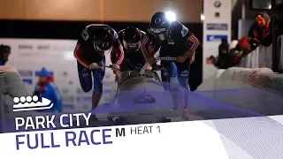 Park City | BMW IBSF World Cup 2017/2018 - 4-Man Bobsleigh Heat 1 | IBSF Official