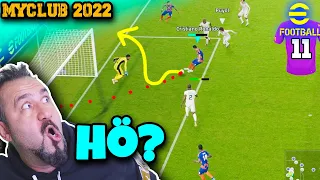 BU GOL NASIL KAÇAR? (CR7)! GAMEPAD KIRIYORDUM! ⚽ | PES 2022 (Efootball 2022) RÜYA TAKIM #11
