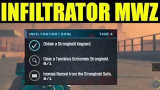 How to "obtain a stronghold keycard" & "Clear a terminus outcomes stronghold" MWZ | infiltrator
