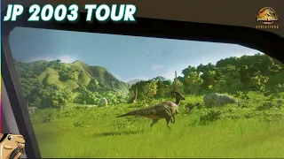 Spotting 1993 Dinosaurs on our Jurassic Park 2003 tour! Full Tour JWE2