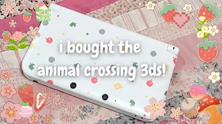animal crossing 3ds unboxing~! ⋆𐙚₊˚⊹♡ plus some tips for buying a ds in 2024