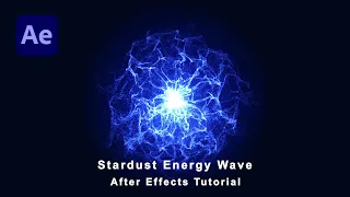 Stardust Energy Wave  particles -  After Effects Tutorial