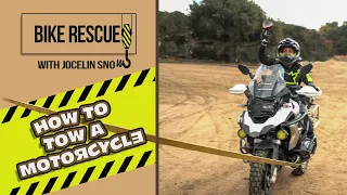 Bike Rescue - How to Tow a Motorcycle With a Motorcycle