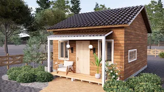 (30 sqm) COZY 5x6 m Tiny House Design (16'x19')